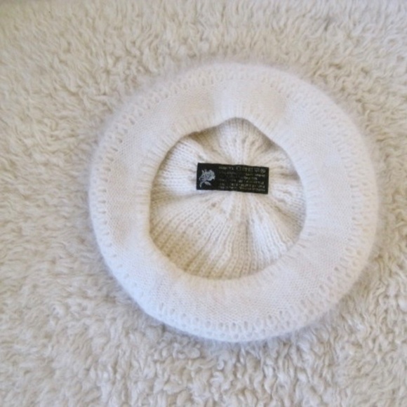 Angora Blend Knitted Beret - Picture 7 of 8